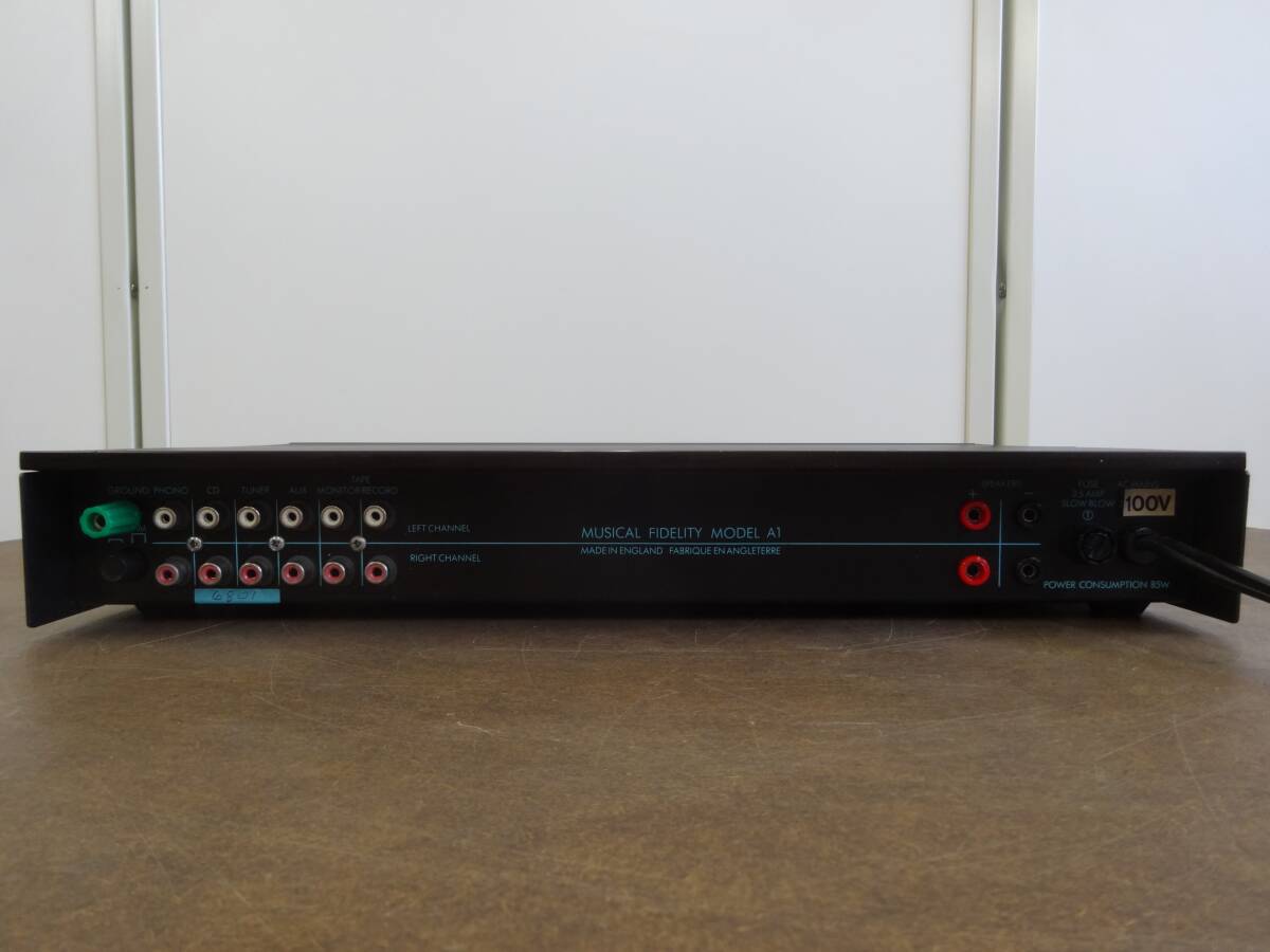 MUSICAL FIDELITY ミュージカルフィデリティ プリメインアンプ A1 スピーカーケーブル付_6
