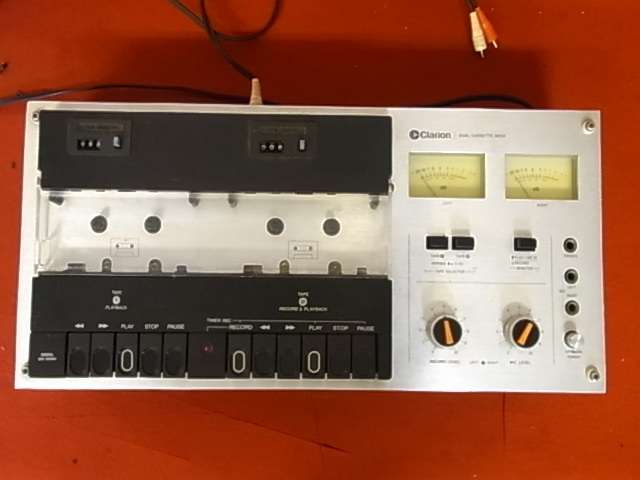 希少　動作品 Clarion MD-8080A カセットデッキ　クラリオン クラリオン MD-8080A デュアルカセットデッキ (一般)｜売買された