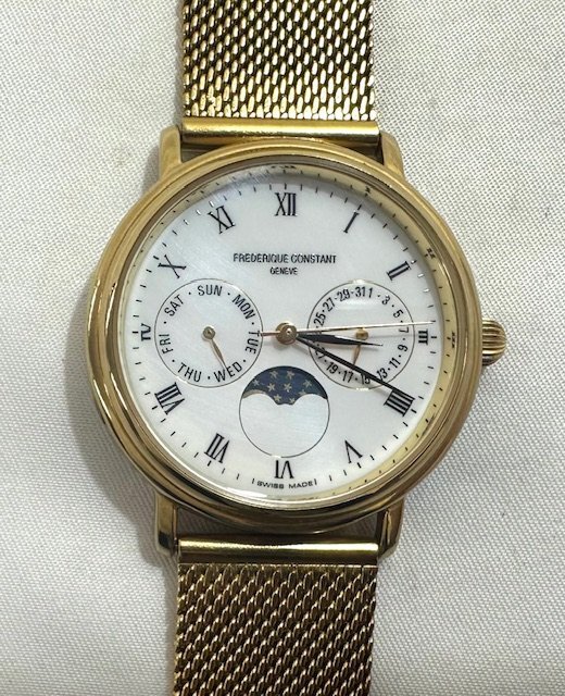 中古品】（動作確認済み）フレデリックコンスタント FREDERIQUE