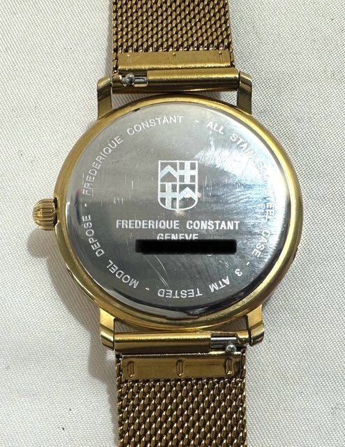 FREDERIQUE CONSTANT フレデリック コンスタント DEPOSE 中古品】（動作確認済み）フレデリックコンスタント FREDERIQUE