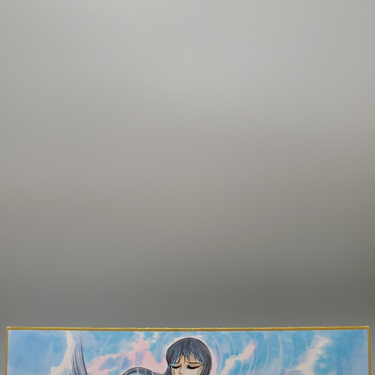永井豪 デビルマンレディー カラー サイン 色紙 模写 (サイン、直筆画