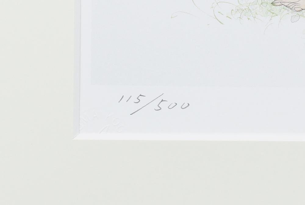 真作】【WISH】中島潔「夏の夢」セリグラフ 証明シール 〇国内外高評価