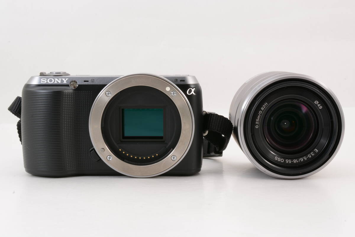 シャッター回数 32回 動作品 ソニー SONY α NEX-C3 レンズ SEL1855 E