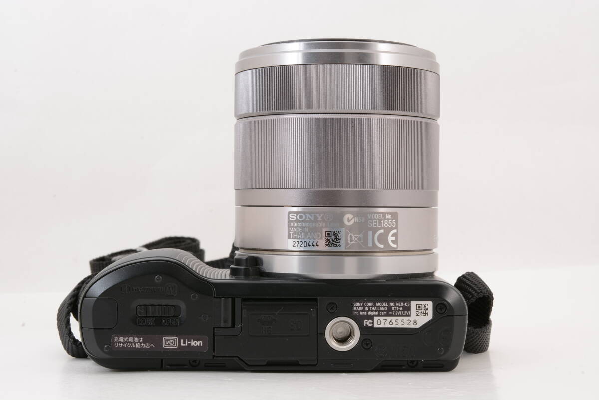 シャッター回数 32回 動作品 ソニー SONY α NEX-C3 レンズ SEL1855 E
