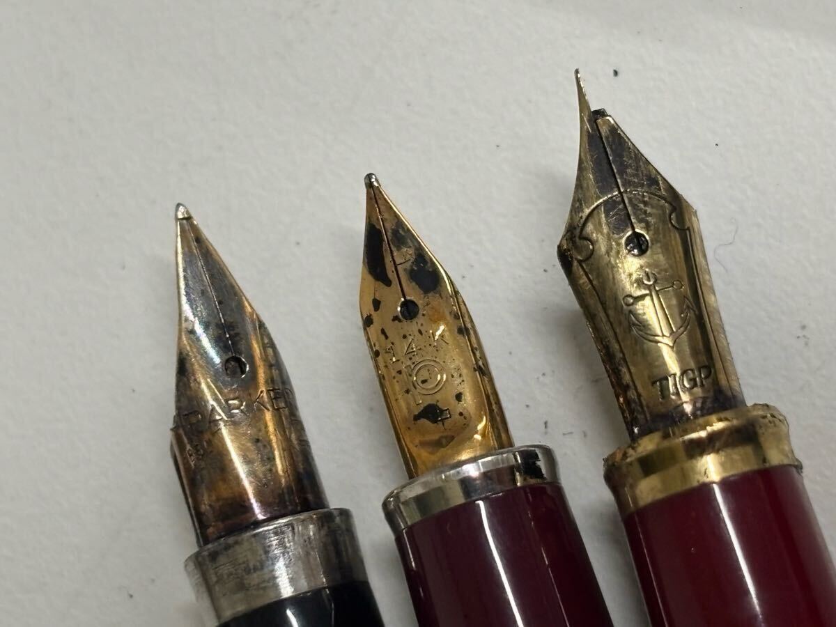 PILOTパイロットPARKERパーカーSAILORセイラー 万年筆 ペン先 14K 585