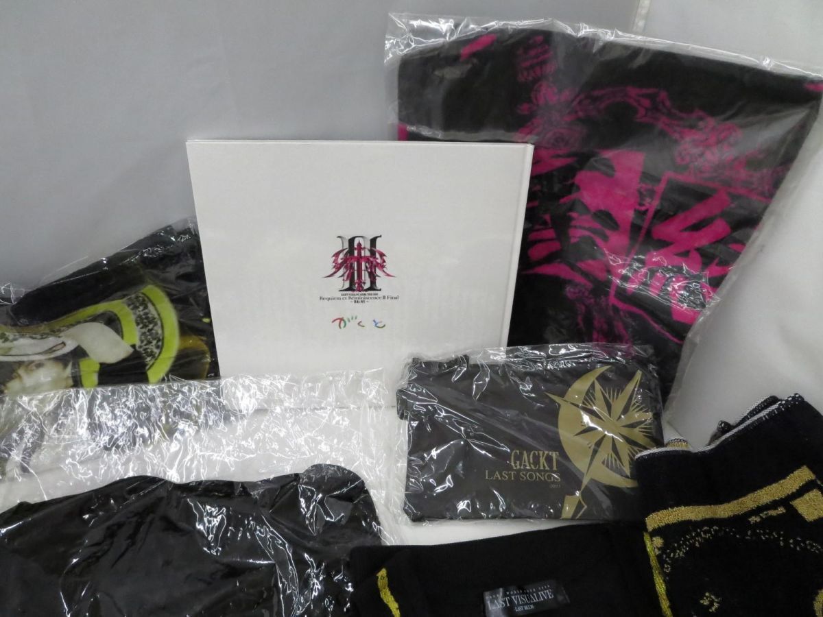 同梱可】中古品 Gackt ガクト タオル バッグ キーホルダー 等 グッズ
