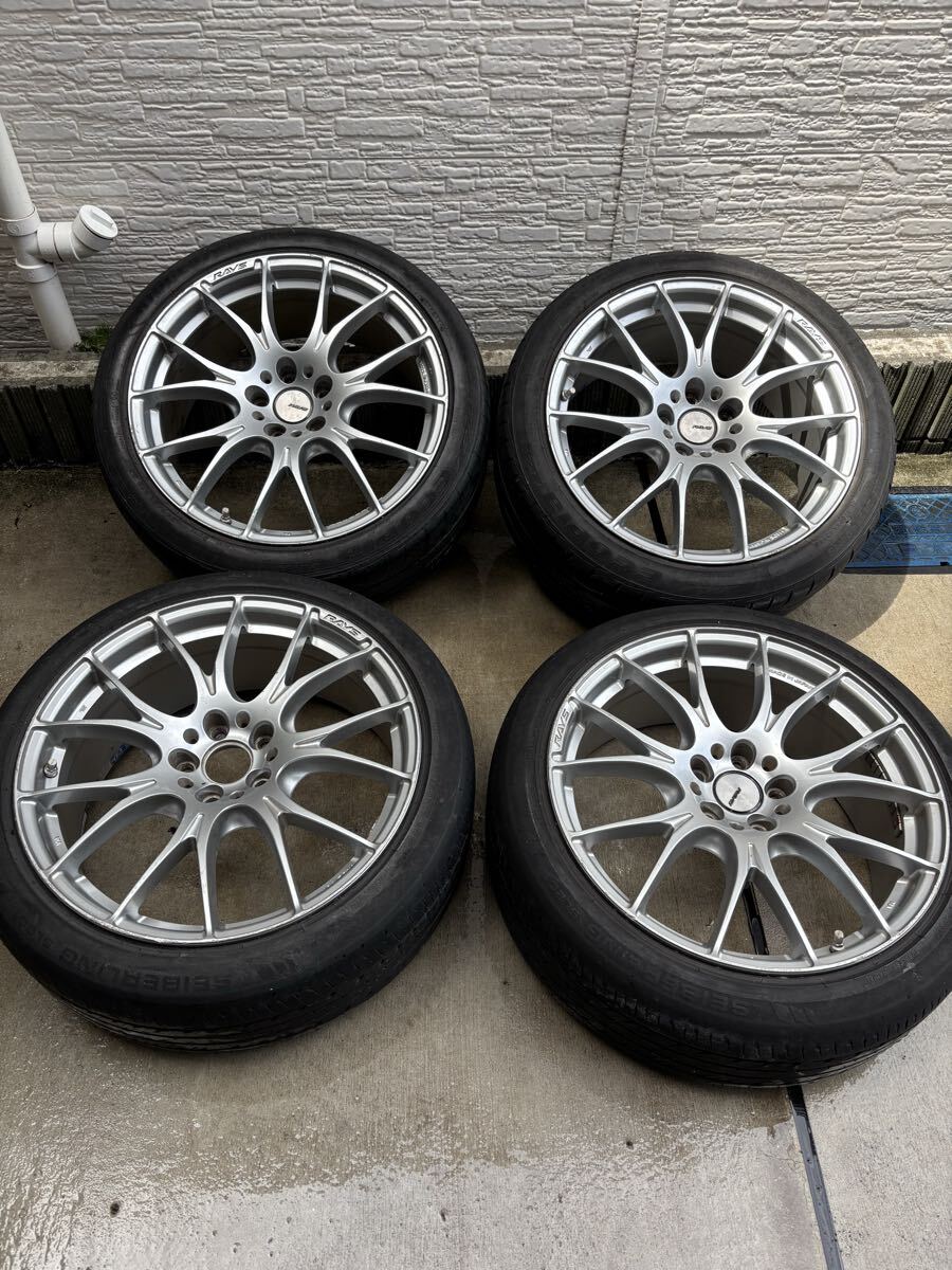 RAYS レイズ PCD114 19インチレイズホムラ225/45R19 19×8J -45 2本　245/40R19 19×8.5J -48 2本_1