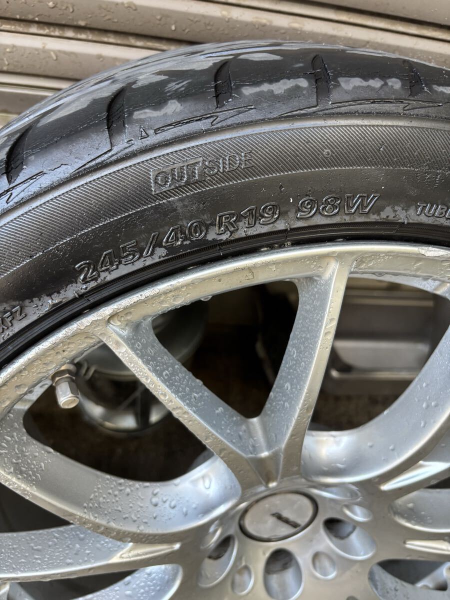 RAYS レイズ PCD114 19インチレイズホムラ225/45R19 19×8J -45 2本　245/40R19 19×8.5J -48 2本_4