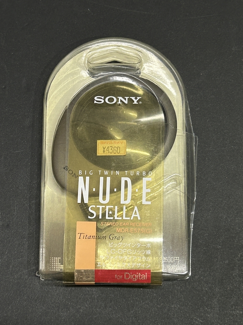 ○ コレクター必見 SONY ソニー NUDE STELLA ヌード ステラ MDR-E575