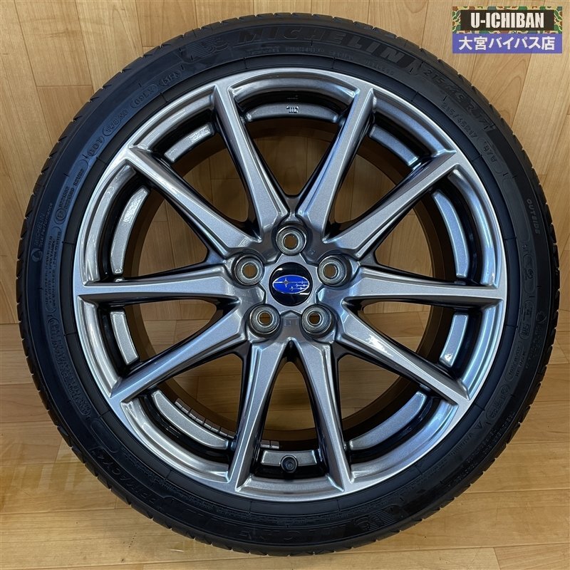 スバル BRZ ZD8 純正 7.5J 17インチ +48 5H 100 & ミシュラン
