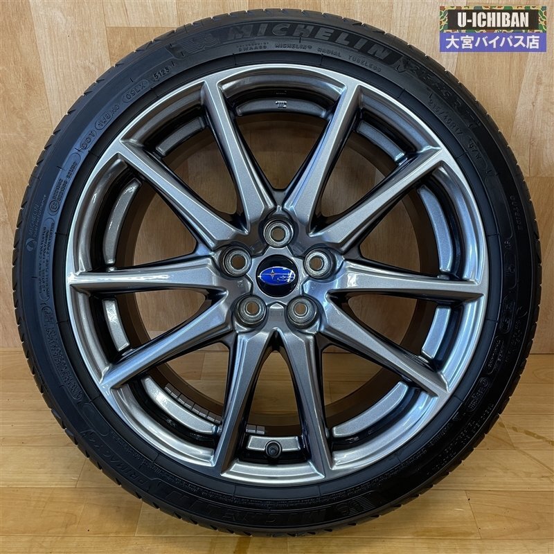 スバル BRZ ZD8 純正 7.5J 17インチ +48 5H 100 & ミシュラン