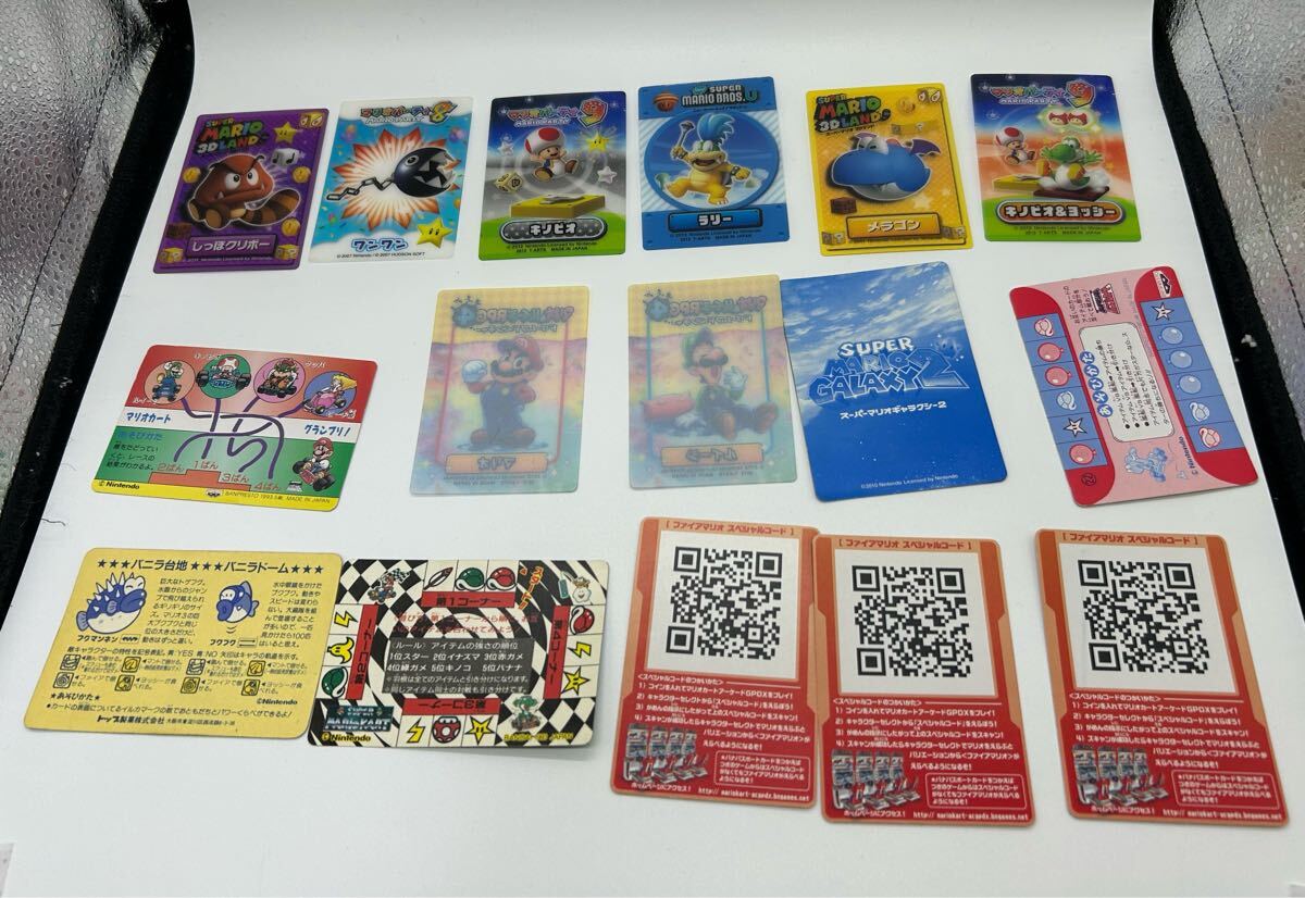 スーパー マリオ カード 16枚セット バンプレスト トップ Nintendo