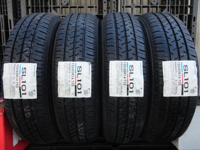 2025年製★ 新品 ◇ SEIBERLING SL101 155/65R14 4本 2025年製 ！発送先が会社宛に限り送料無料！ 日本製 No.03上　_1
