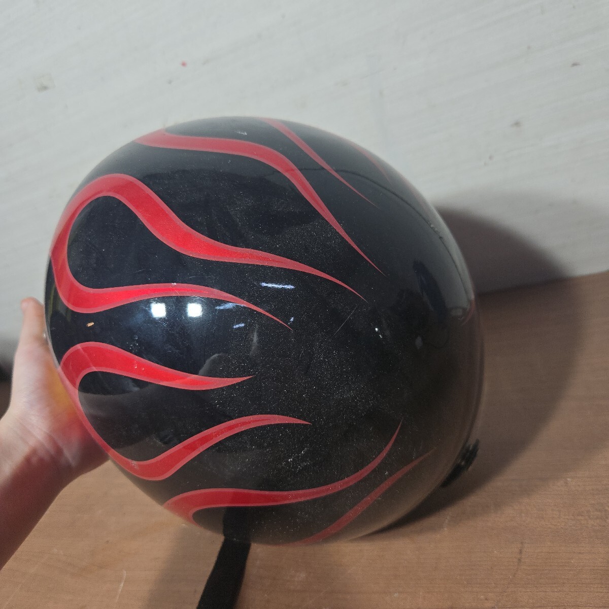 O6 ファイヤーパターン ジェットヘル ジェットヘルメット ヘルメット 