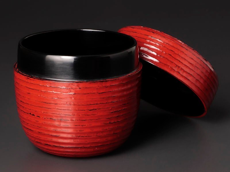 古美味】三橋肇(鎌幽) 鎌倉彫大棗 茶道具 保証品 B3Ik(棗)｜売買された