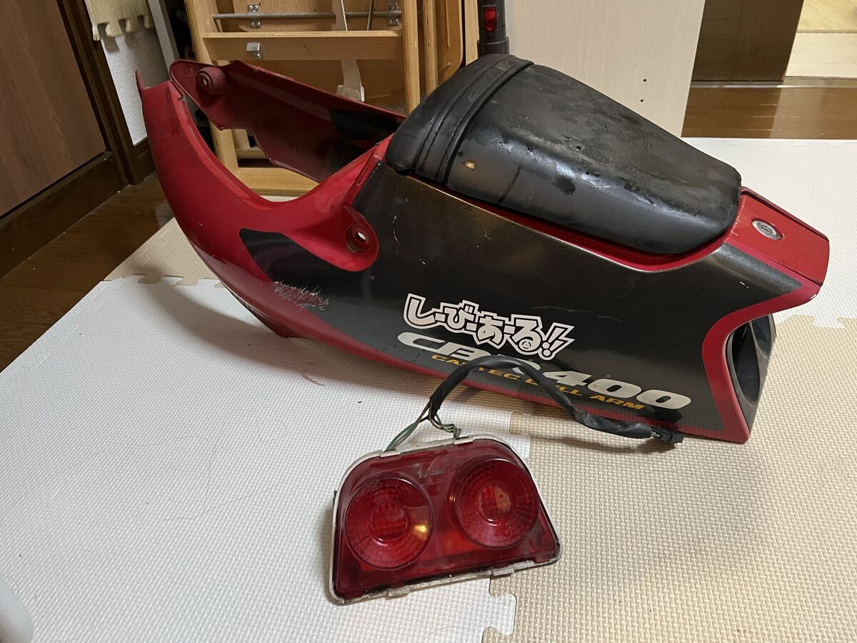 HONDA CBR400RR NC29 純正シートカウル　テールランプ　タンデムシート一式　 テールランプ フルセット NSR250R 当時物　テールカウル_1