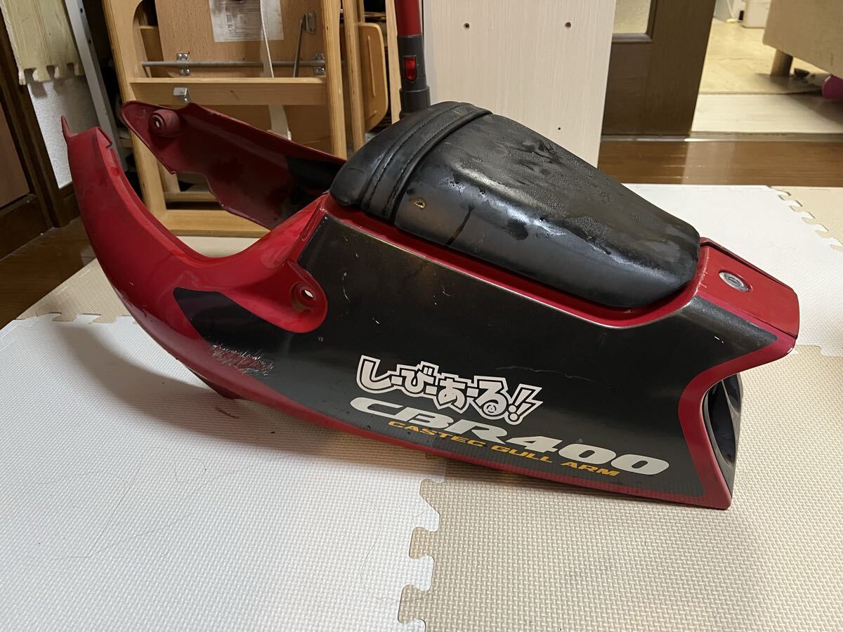 HONDA CBR400RR NC29 純正シートカウル　テールランプ　タンデムシート一式　 テールランプ フルセット NSR250R 当時物　テールカウル_2