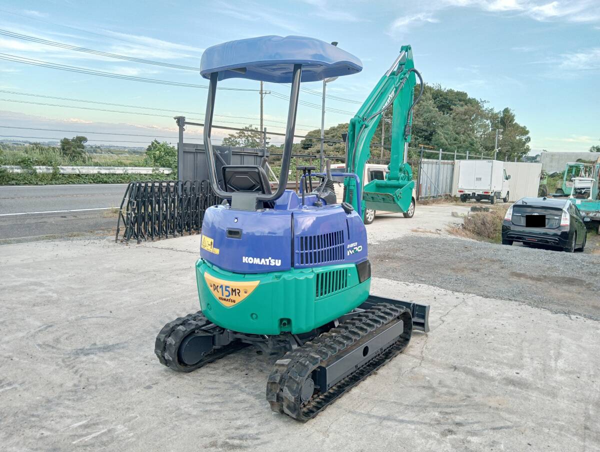 KOMATSU コマツ☆PC15MR-1☆ミニ油圧ショベル☆可変脚クローラー 