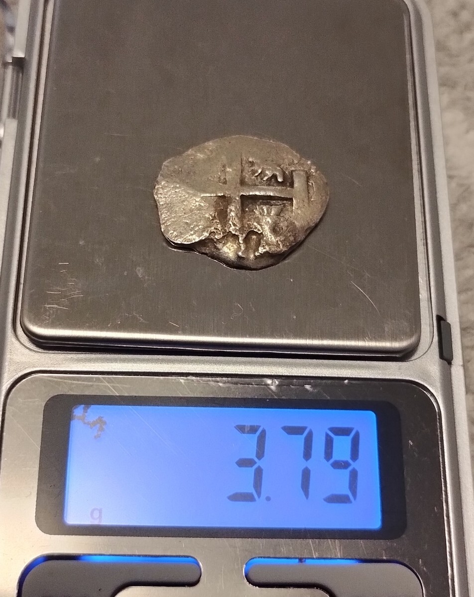 南米 沈没船銀貨 2レアル メキシコ ペルー ボリビア コブ銀貨