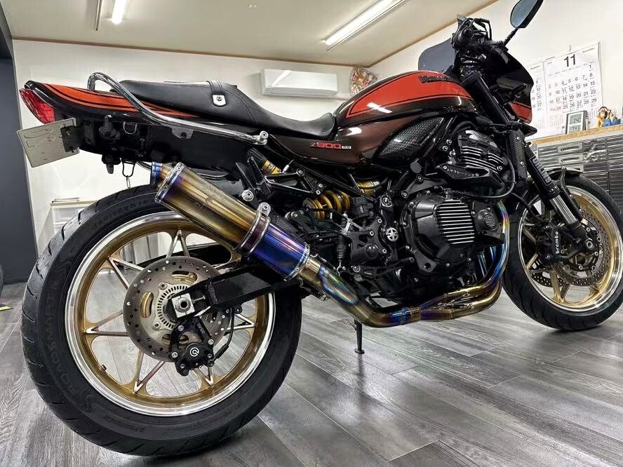 車検対応】Z900RS JWLキャストホイール ゴールドセブン /前後18インチ