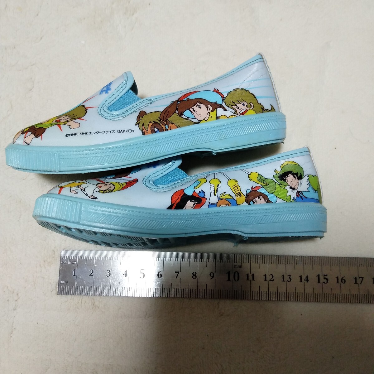アニメ三銃士 月星シューズ 子供靴 当時物 昭和レトロ 上履き ムーン