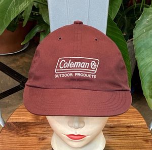 Coleman コールマン／キャップ　レッド系　メンズフリーサイズ　