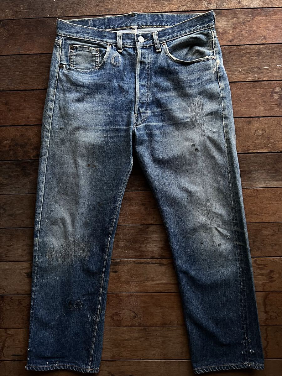 60s LEVIS 501-501 ダブルネーム〜501xx最終ボタン裏刻印J 神サイズ