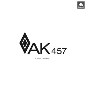 【BURTON】バートン★37★AK457★ダイカットステッカー★切抜きステッカー★6.0インチ★1