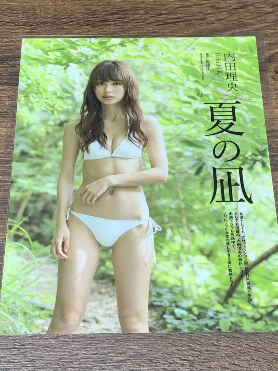 厚手ラミネート加工][ 内田理央 ] 雑誌 切り抜き 5P A4変 フィルム