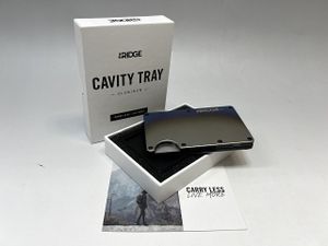 美品 THE RIDGE チタニウム バーント マネークリップ ザ リッチ 財布 Titanium Burnt