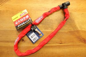 ABUS/アブス　1500　600mm　RED/レッド　チェーンロック