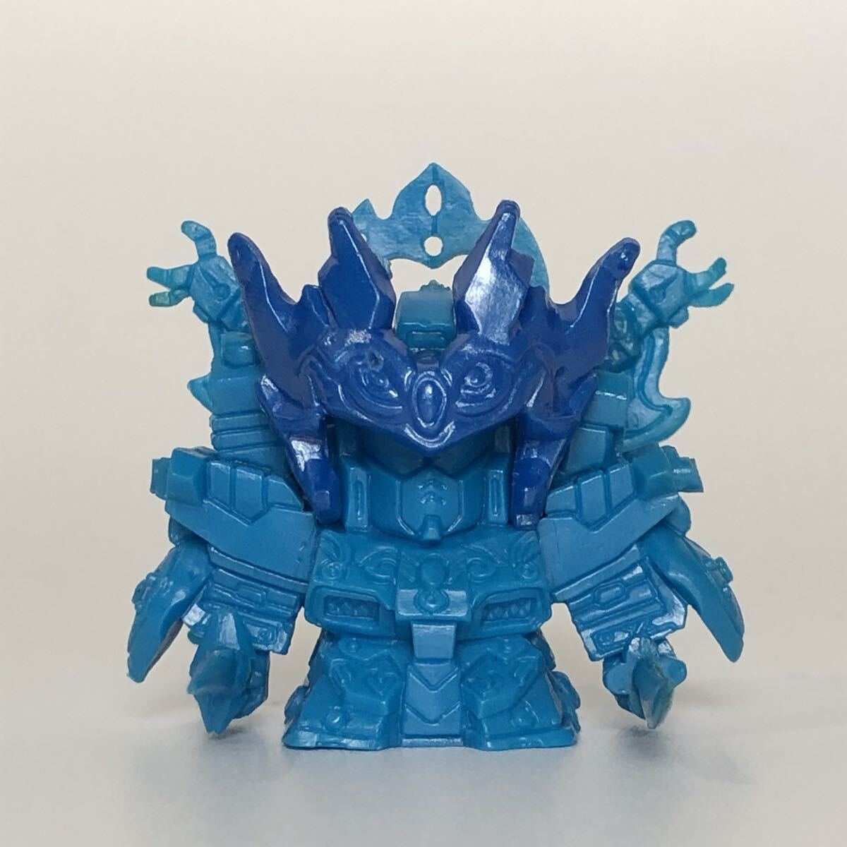 ガン消し 阿修羅頑駄無 火炎武装 SDガンダム ガシャポン戦士 青