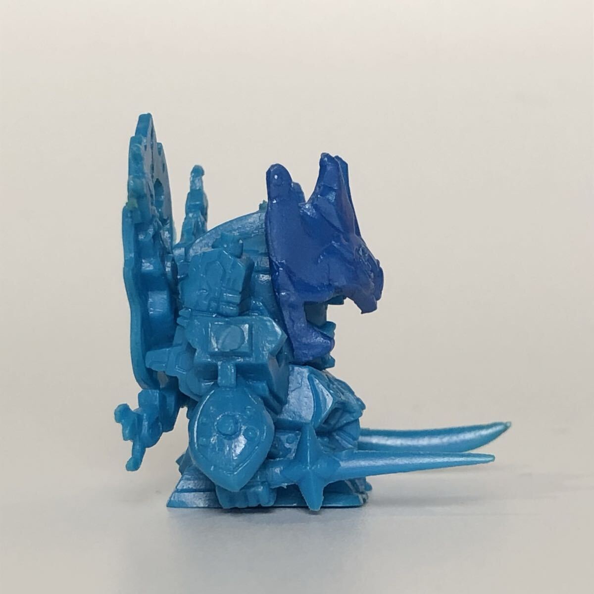 ガン消し 阿修羅頑駄無 火炎武装 SDガンダム ガシャポン戦士 青
