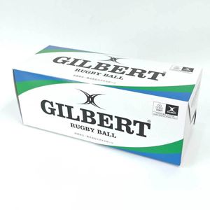 【中古・未使用品】ギルバート ヘリテージ レザーボール ラグビーボール 本革 牛革 5号 G