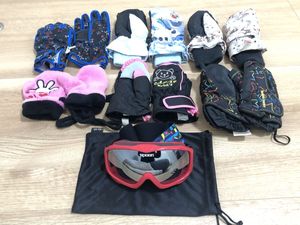 キッズ　スキー　スノーボード　雪遊び　手袋　グローブ　ゴーグル SPOON スキー スノー