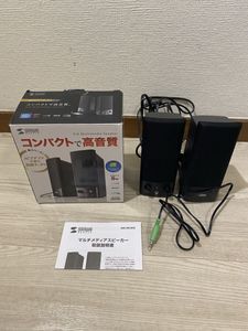 【s334】サンワサプライ マルチメディアスピーカー MM-SPL2N3 左右ペア SANWA SUPPLY パ