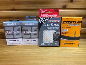 ★Vittoria スタンダードインナーチューブ28×2★FINISH LINE ギア フロス★コンチネンタ