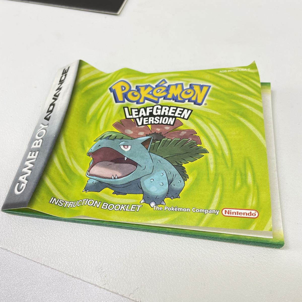 北米版 GBA ポケットモンスター リーフグリーン 海外 ゲームボーイ
