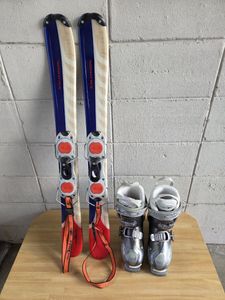 ★★サロモン★スノーブレード★99㎝★ATOMIC24cm★ショートスキーセット★送料無料★★