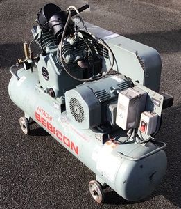 販売 は いつ HITACHI ベビコン エアー コンプレッサー 1.50P-8.5T6 2 