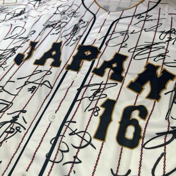 非売品 2023 WBC MVP 大谷翔平 日本代表サインプリントユニフォーム