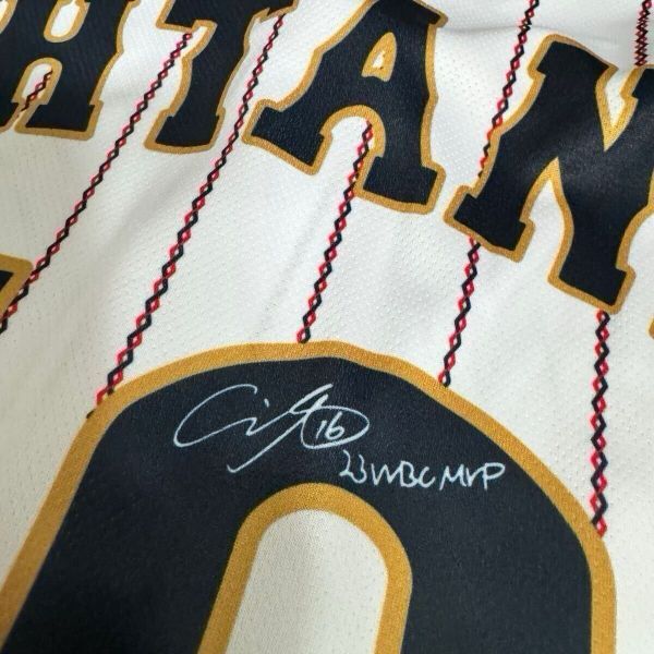 非売品 2023 WBC MVP 大谷翔平 日本代表サインプリントユニフォーム