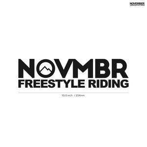 【NOVEMBER】ノーベンバー★10★ダイカットステッカー★切抜きステッカー★JPN2★10.0イ