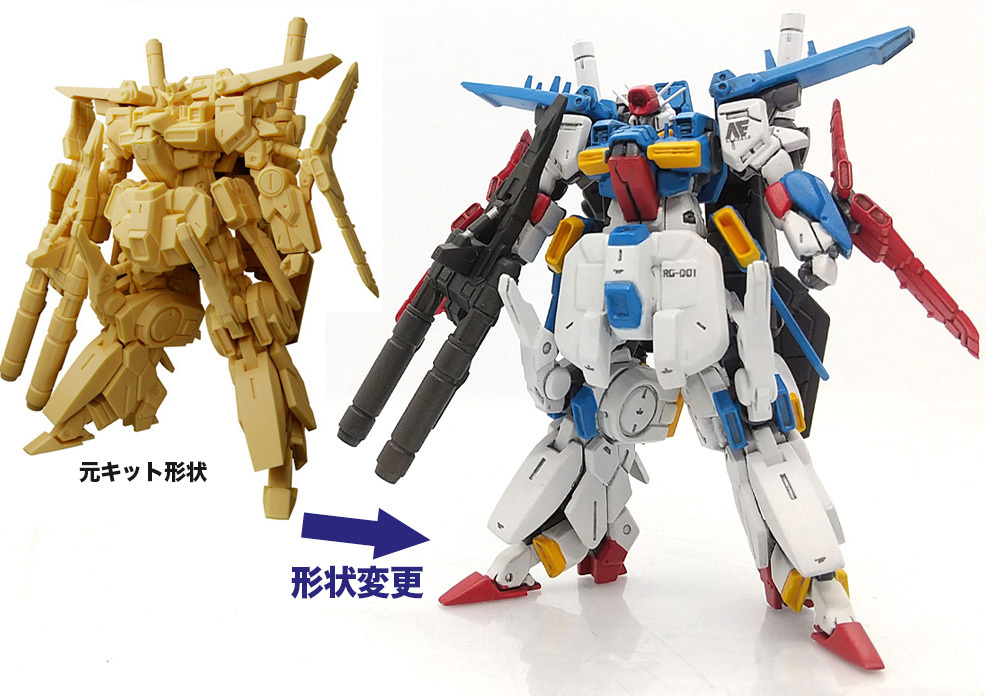 改修塗装完成品 近藤版ΖΖガンダム 