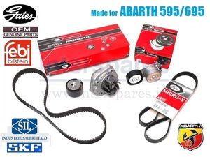 アバルト 595 / 695 312141 312142 31214T 専用 純正OEM タイミングベルトキット & 対策