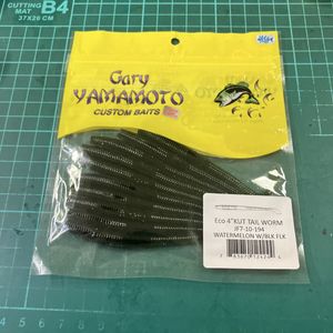 エコ ゲーリーヤマモト 4インチ カットテールワーム 194 ウォーターメロンペッパー 12424