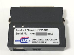 【ジャンク品】I-O DATA　SCSI機器用コンバーター　USB2-SC　アイ・オー・データ　※本体