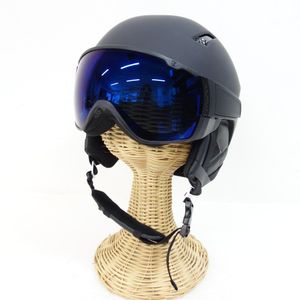 中古 2018-2019 SALOMON Mサイズ/55-59cm/660g バイザー付きヘルメット スキー サロモン