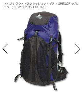グレゴリー GREGORY Gpack G パック　ザック　 バックパック　 リュック　 登山　ブルー