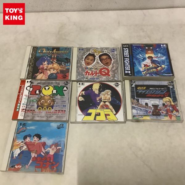 1円〜 PCエンジン SUPER CD-ROM2等 未来少年コナン ガルクライトTDF2 他 PC